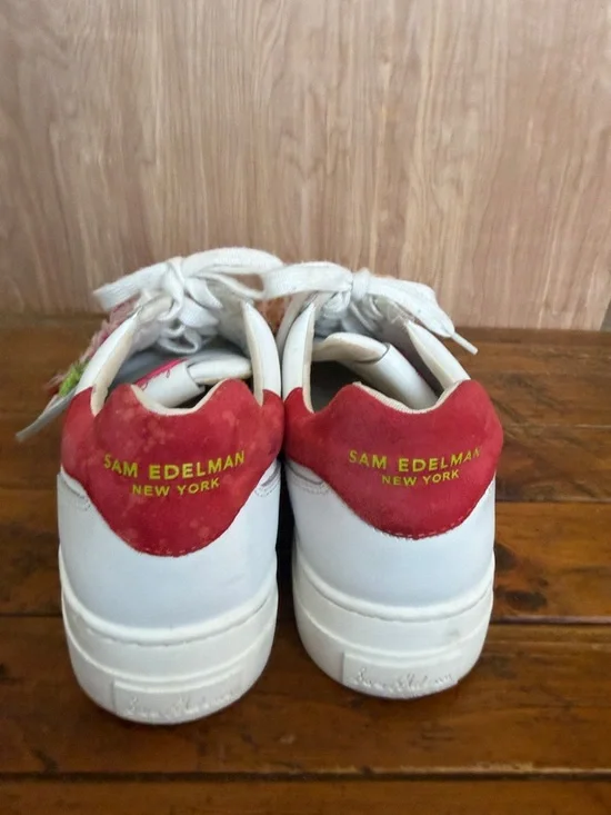 Sam Edelman Wendy Floral Embroidery Platform Sneaker - Picture 5 of 13